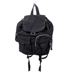 Kipling Black Drawstring Backpack